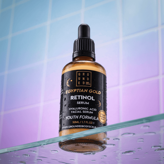 Grounded Egyptian Gold Retinol Face Serum - Anti ageing skincare