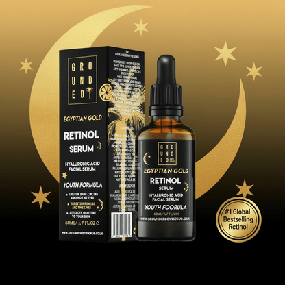 Grounded Egyptian Gold Retinol Face Serum - Anti ageing skincare