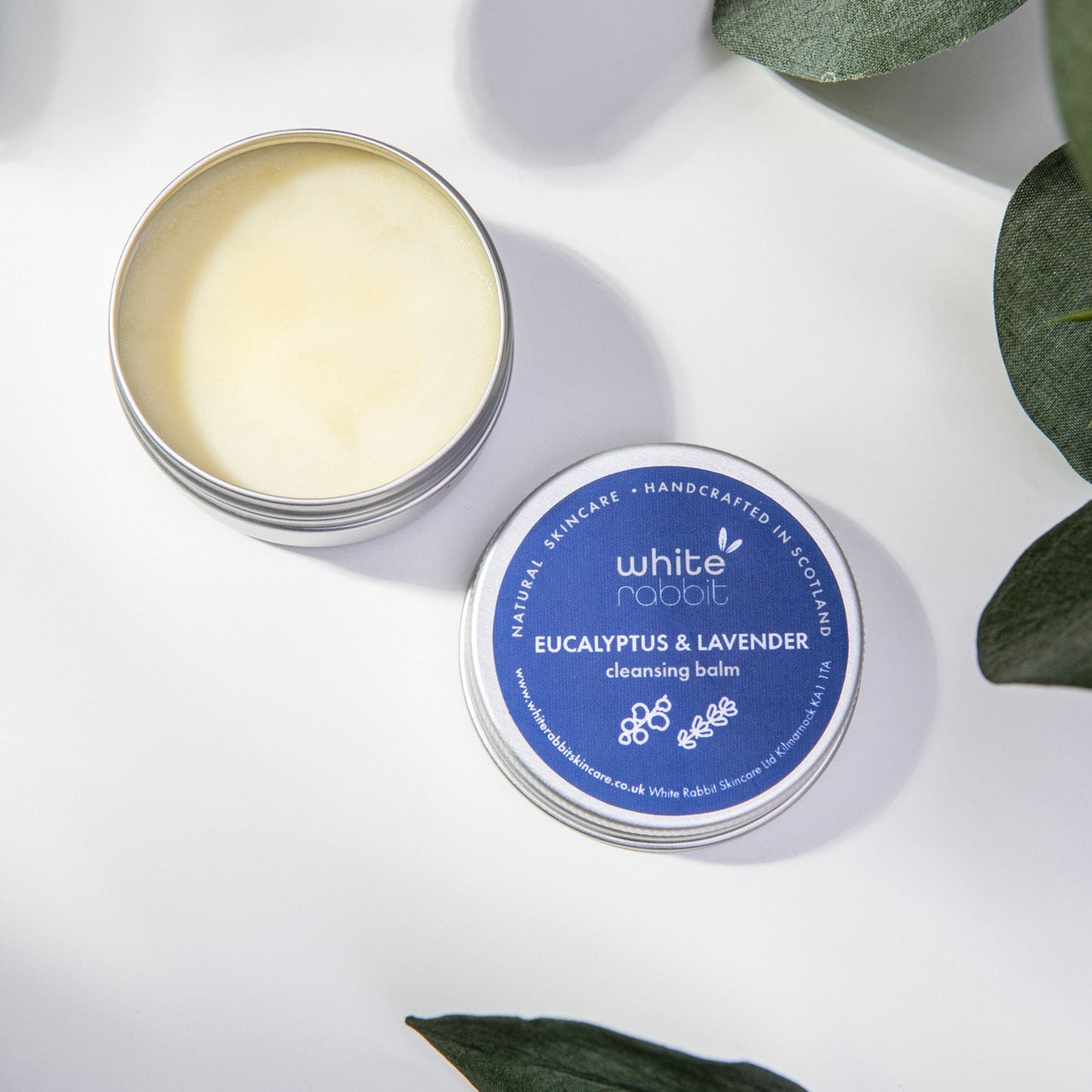 White Rabbit Skincare - Eucalyptus & Lavender Cleansing Balm - Travel/trial size 30ml