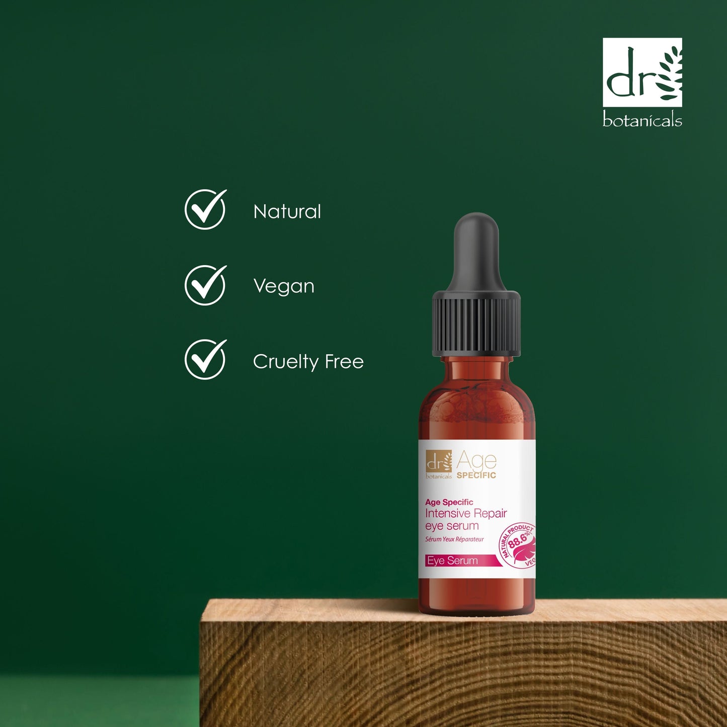 Dr Botanicals - Age Specific Intensive Repair Eye Serum 15ml Twin Value Savings Pack