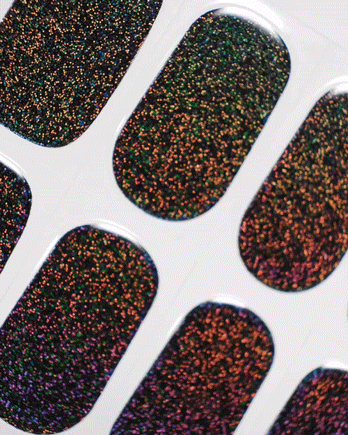 MoYou London Gel Nail Strip ★ Magic Cocoa ★ Holographic Glitter