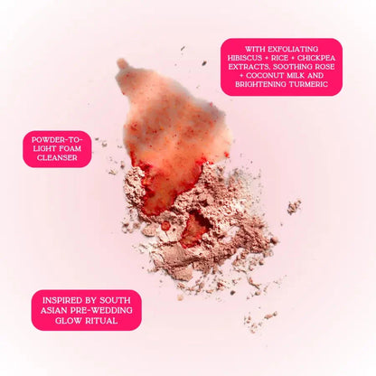 Beauty Cleanse Skincare - Pink Ubtan | Vegan Powder Cleanser & Face Mask
