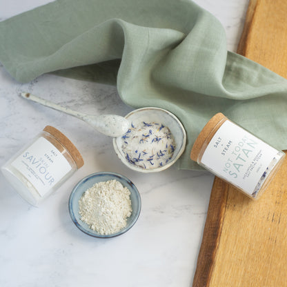 Salt + Steam CLAY FACE MASK + FACIAL STEAM GIFT SET
