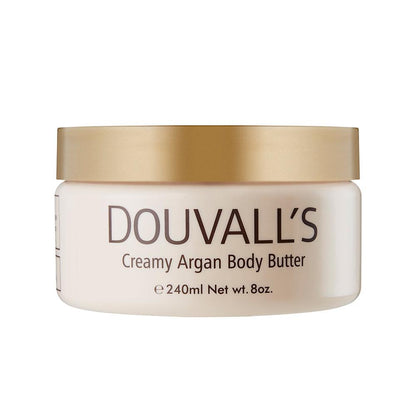 Douvall's Beauty - Organic Creamy Argan Body Butter Unscented 240ml
