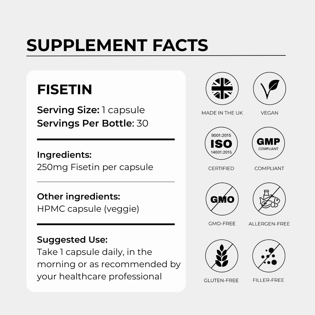 Charava UK - Fisetin 250mg
