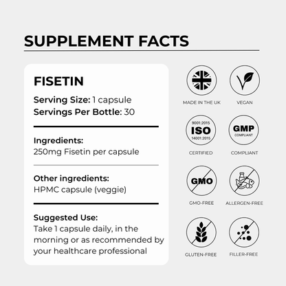 Charava UK - Fisetin 250mg