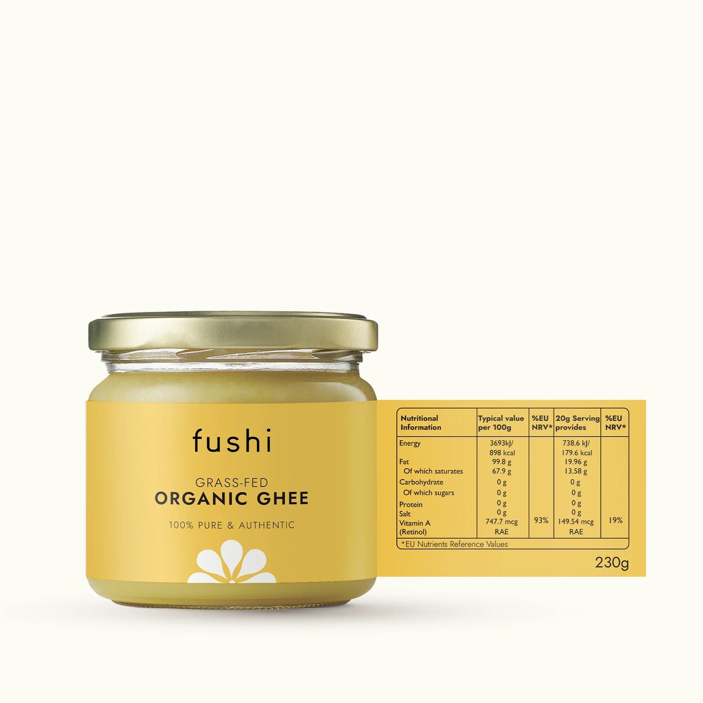 Fushi Wellbeing - Organic Ghee 230g