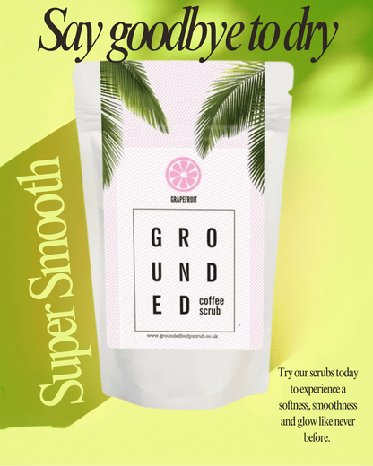 Grounded Body - Grapefruit Coffee Full Body Scrub - For Dry Skin