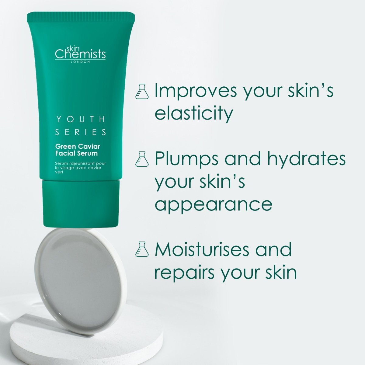 skinChemists Green Caviar Facial Serum 30ml