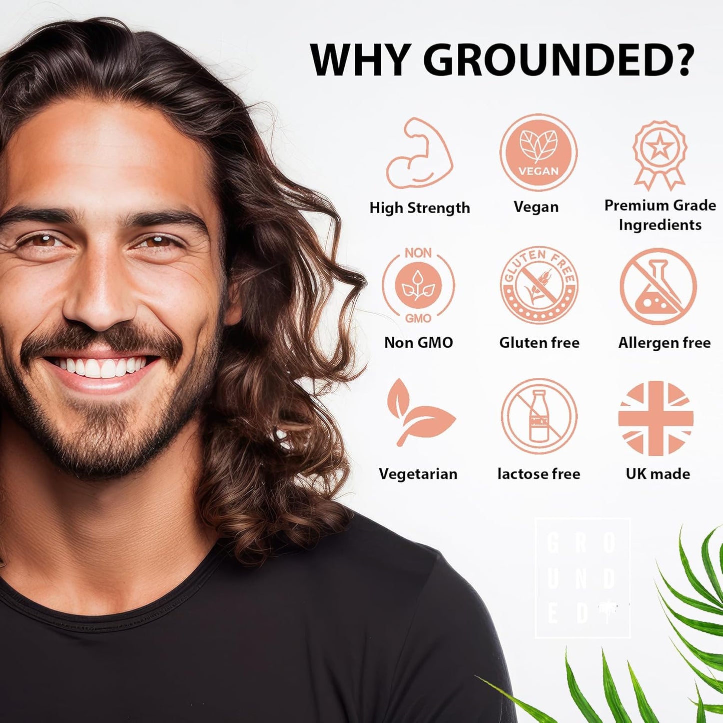 Grounded Body - Grounded Biotin Hair Growth Complex 10,000mcg Tablets