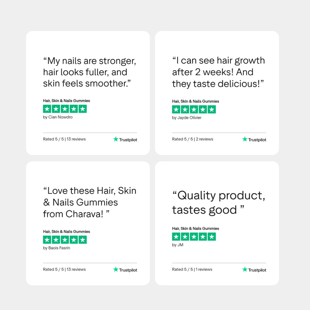 Charava UK - Hair, Skin & Nails Gummies