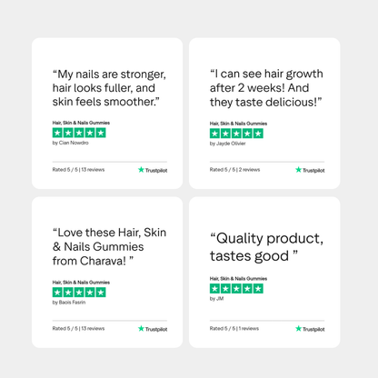 Charava UK - Hair, Skin & Nails Gummies