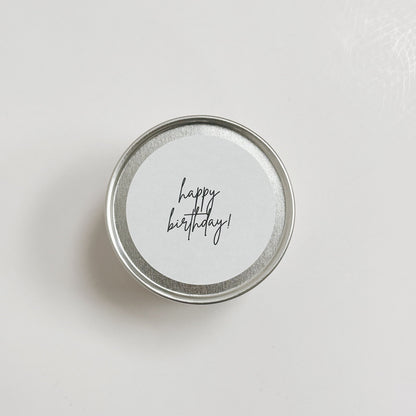 Hobo+Co - Travel Size 'Happy Birthday' Candle