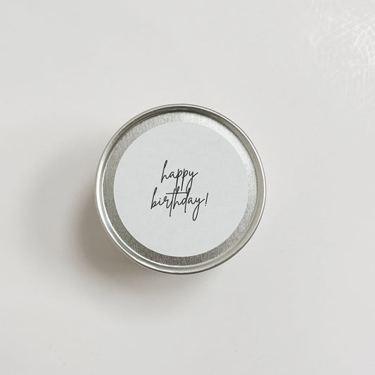 Hobo+Co - Travel Size 'Happy Birthday' Candle