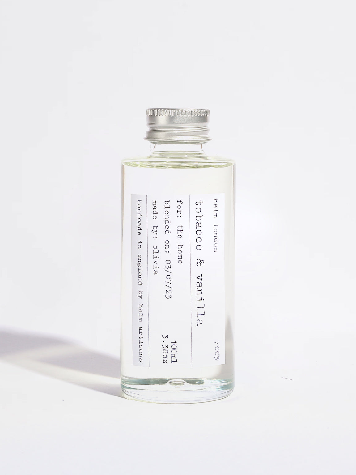 Helm London Tobacco & Vanilla Ceramic Reed Diffuser - 100ml