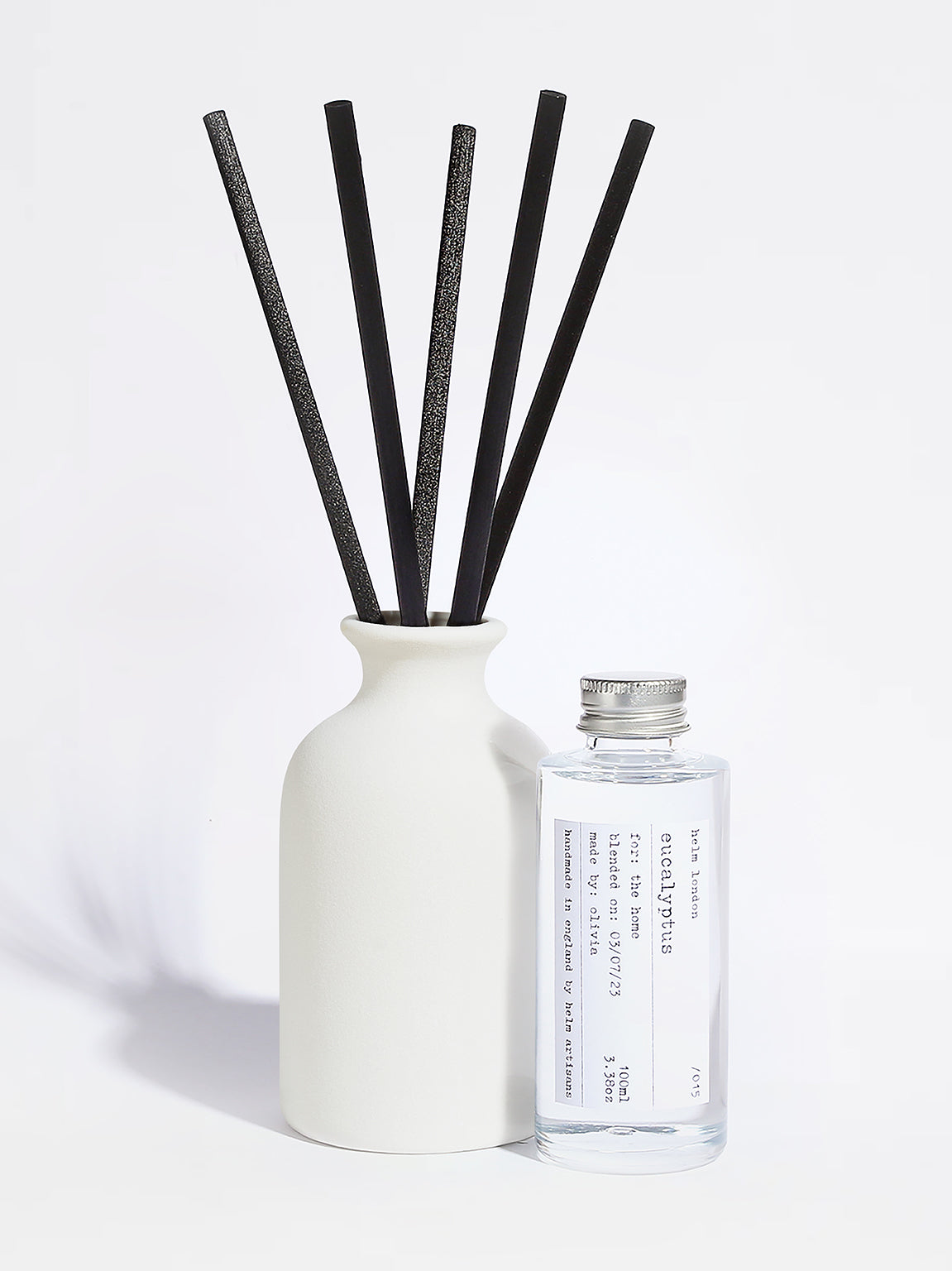 Helm London Eucalyptus Ceramic Reed Diffuser - 100ml