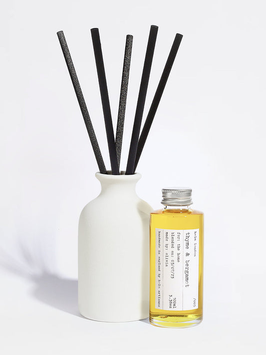 Helm London Thyme & Bergamot Ceramic Reed Diffuser - 100ml