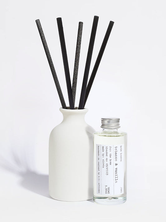 Helm London Tobacco & Vanilla Ceramic Reed Diffuser - 100ml