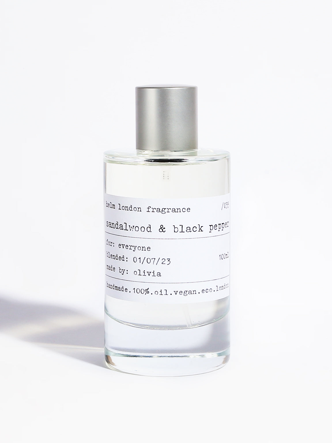 Helm London Sandalwood & Black Pepper Fragrance - 100ml