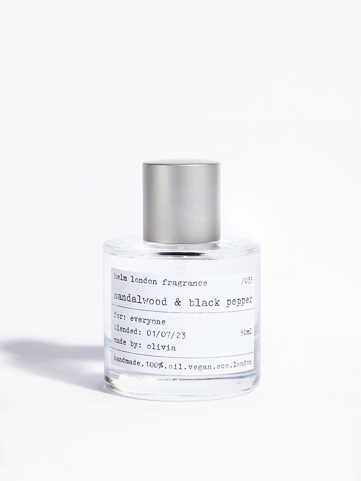 Helm London Sandalwood & Black Pepper Fragrance - 50ml