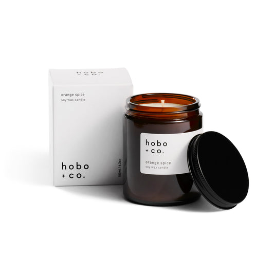 Hobo+Co - Glass Jar Orange Spice Candle