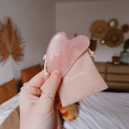 Wild Rising Skincare - Rose Quartz Gua Sha