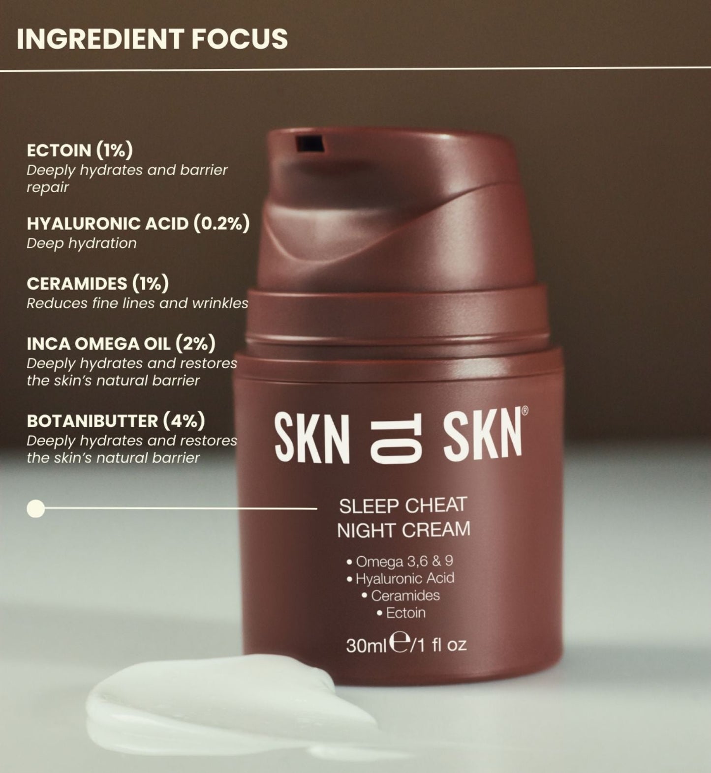 SKN TO SKN - SLEEP CHEAT NIGHT CREAM 30ml