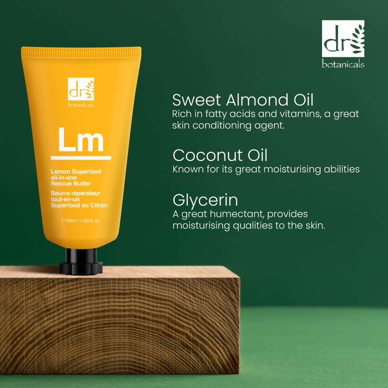 Dr Botanicals - Lemon Superfood All-In-One Rescue Butter 50ml