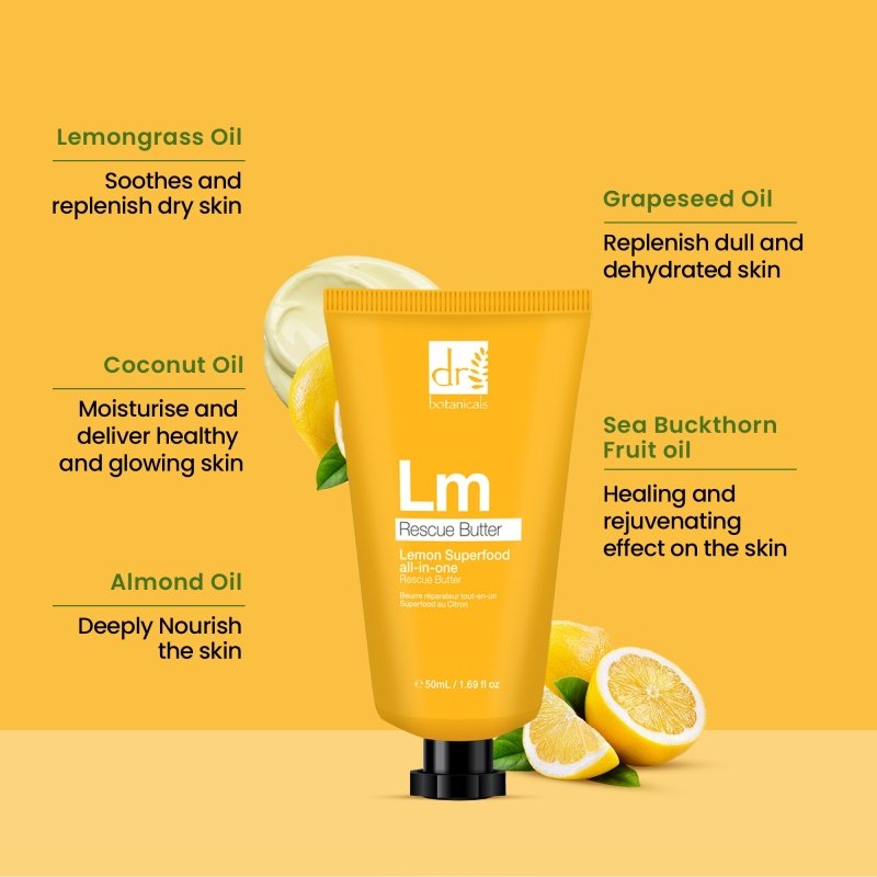 Dr Botanicals - Lemon Superfood All-In-One Rescue Butter 50ml