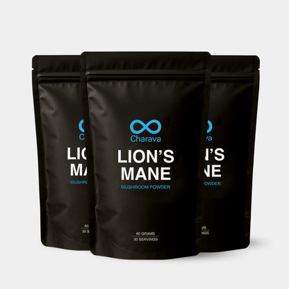 Charava UK - Lion's Mane Powder - 60 Grams - 30 Servings