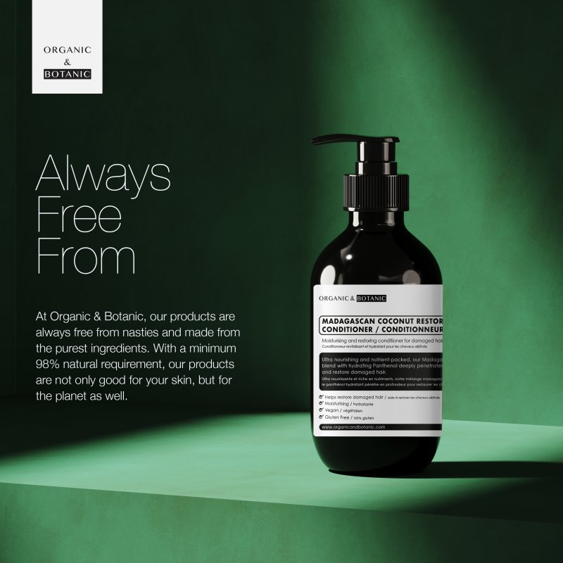 Dr Botanicals - Madagascan Coconut Restoring Conditioner 500ml