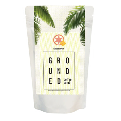 Grounded Body - Mango and Papaya Coffee Scrub (200g) - For Dry Skin