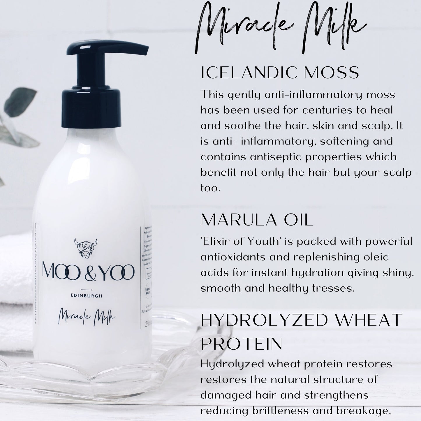 Moo&You Miracle Milk - Leave-in Conditioner and Heat Protection