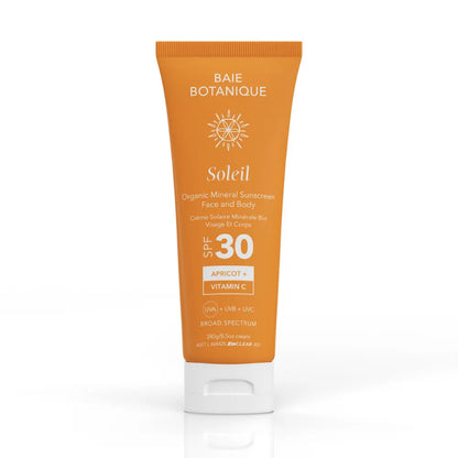 Baie Botanique - Face & Body Mineral Sunscreen SPF 30 with Vitamin C