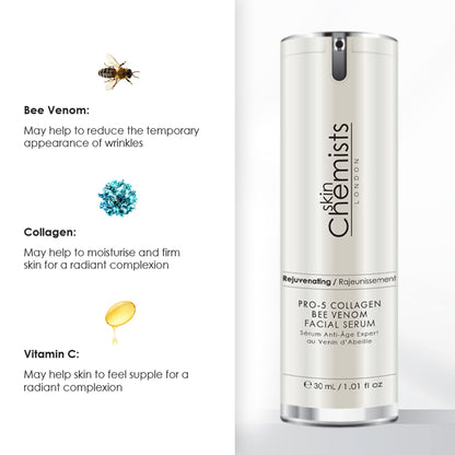 skinChemists - Pro-5 Collagen Bee Venom Facial Serum 30ml