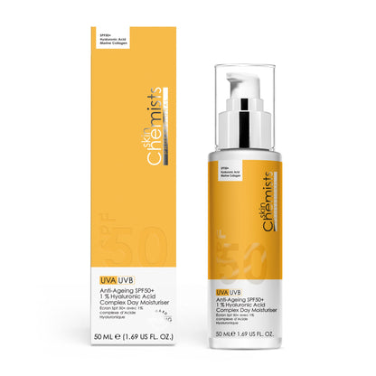 skinChemists Anti-Ageing SPF50+ 1 % Hyaluronic Acid Complex Day Moisturiser