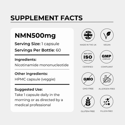 Charava UK - NMN 500mg