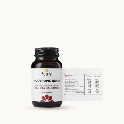 Fushi Wellbeing - Nootropic Brain Blend | for Focus & Memory