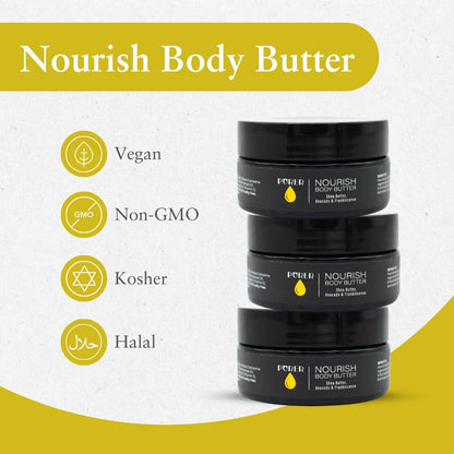 Purer Nourish Body Butter with Shea Butter, Avocado & Frankincense