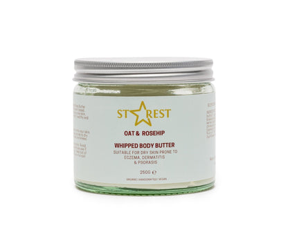 Starest - Oat and Rosehip Whipped Body Butter