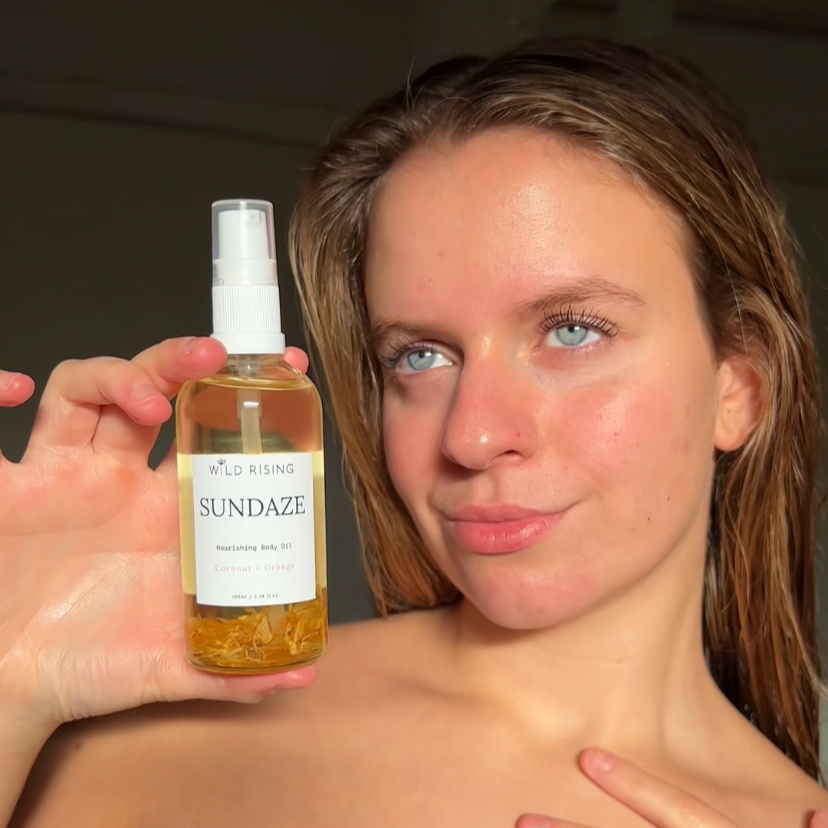 Wild Rising Skincare - Sundaze - Coconut and Orange Body Oil