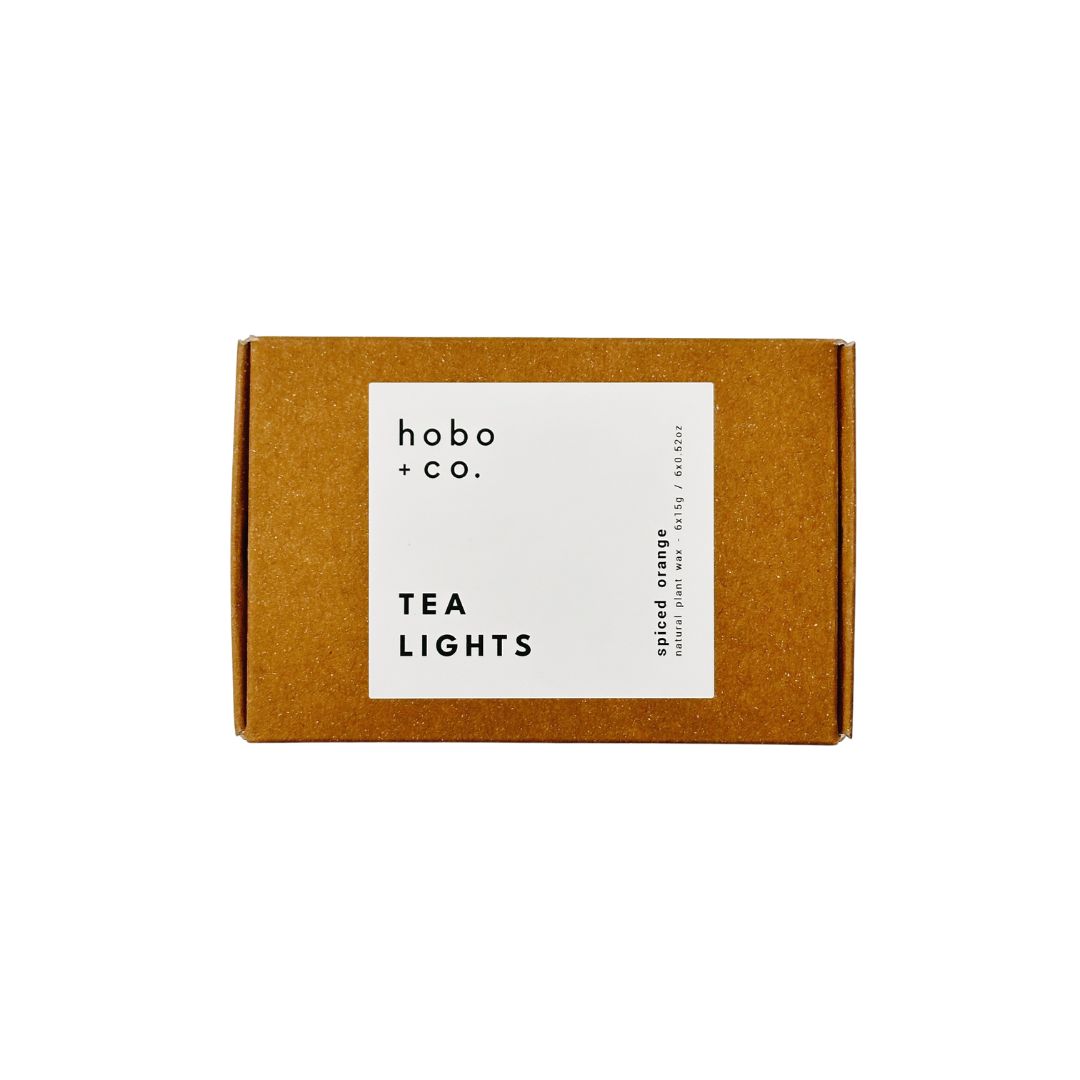 Hobo+Co - Christmas Orange Spice Tealights x6 Gift Box