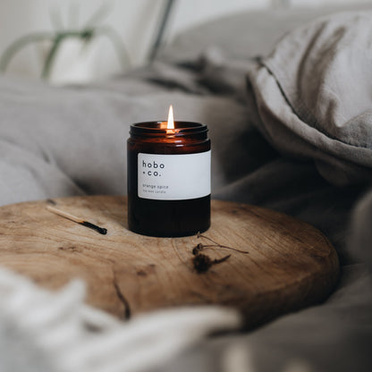 Hobo+Co - Glass Jar Orange Spice Candle