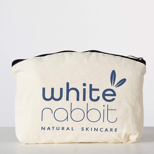 White Rabbit Skincare - Organic Cotton Cosmetic Makeup Bag