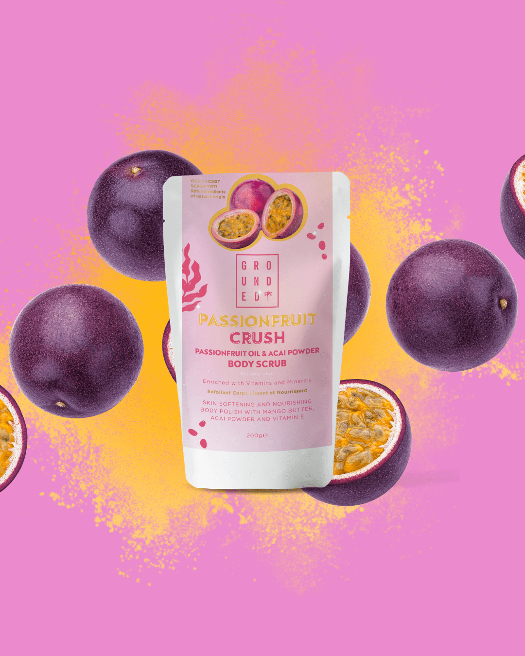 Grounded Body - Passionfruit Crush Body Scrub
