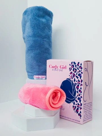Curly Girl Hair Wrap Plop Towel + Quick Dry Cloth