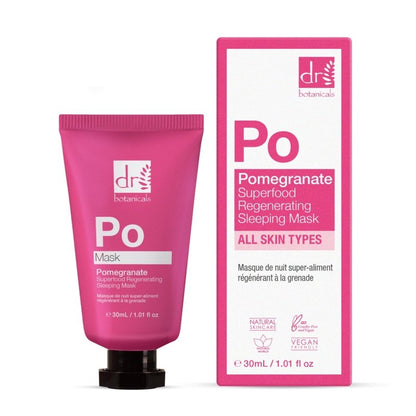 Dr Botanicals - Pomegranate Superfood Regenerating Sleeping Mask 30ml