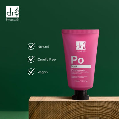 Dr Botanicals - Pomegranate Superfood Regenerating Sleeping Mask 30ml