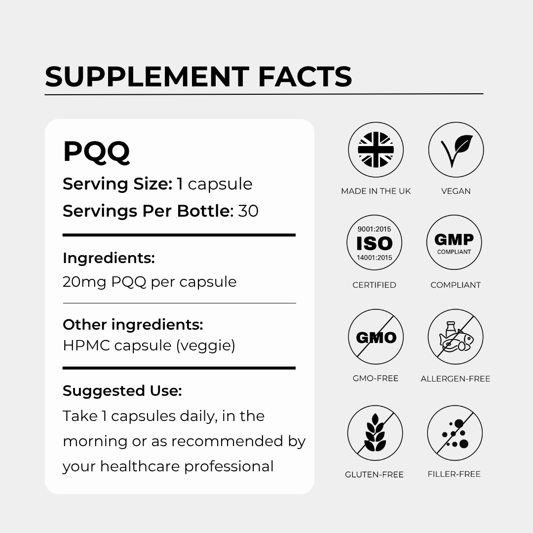 Charava UK - PQQ 20mg