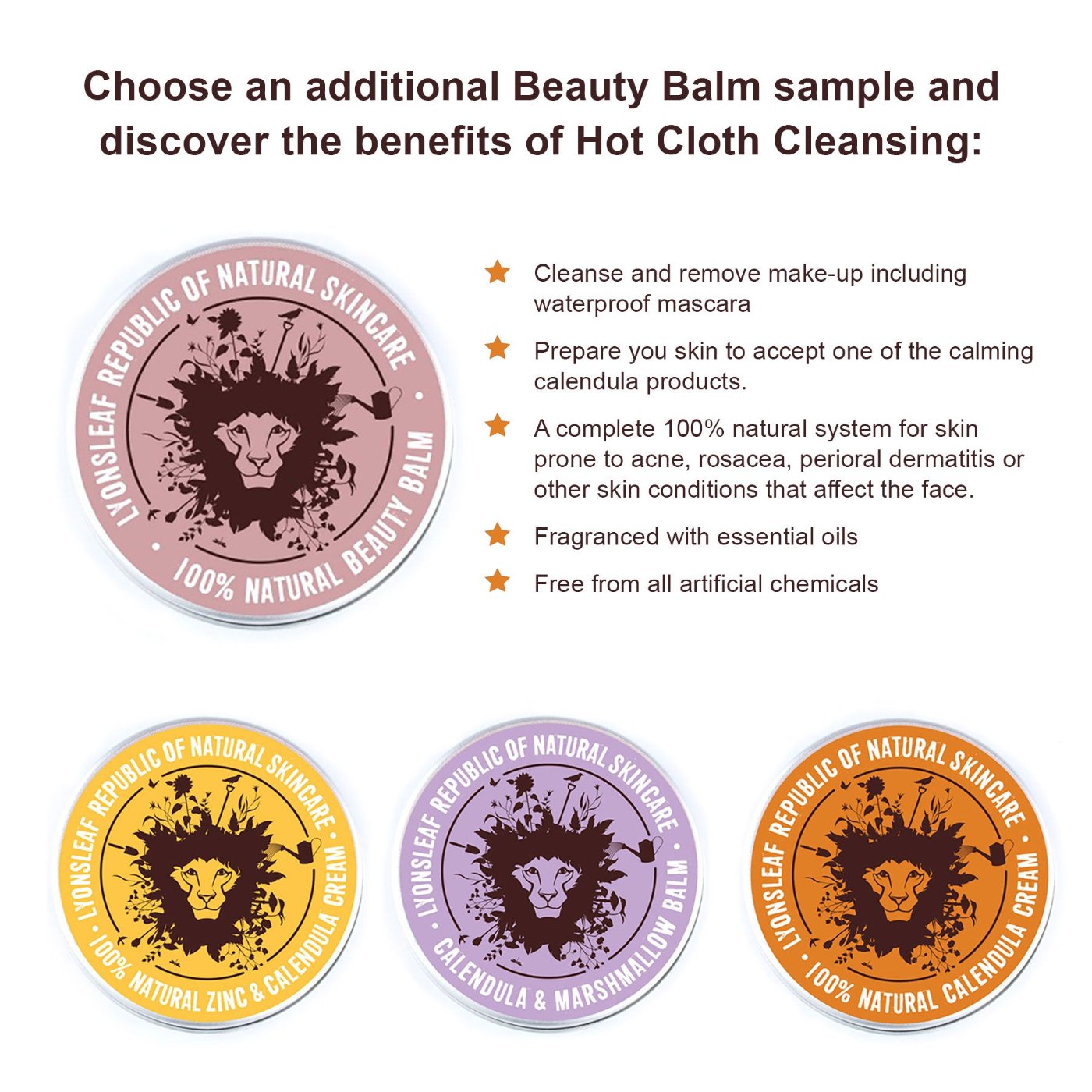 Lyonsleaf Calendula Skin Rescue Sample Set (3 x 3ml)